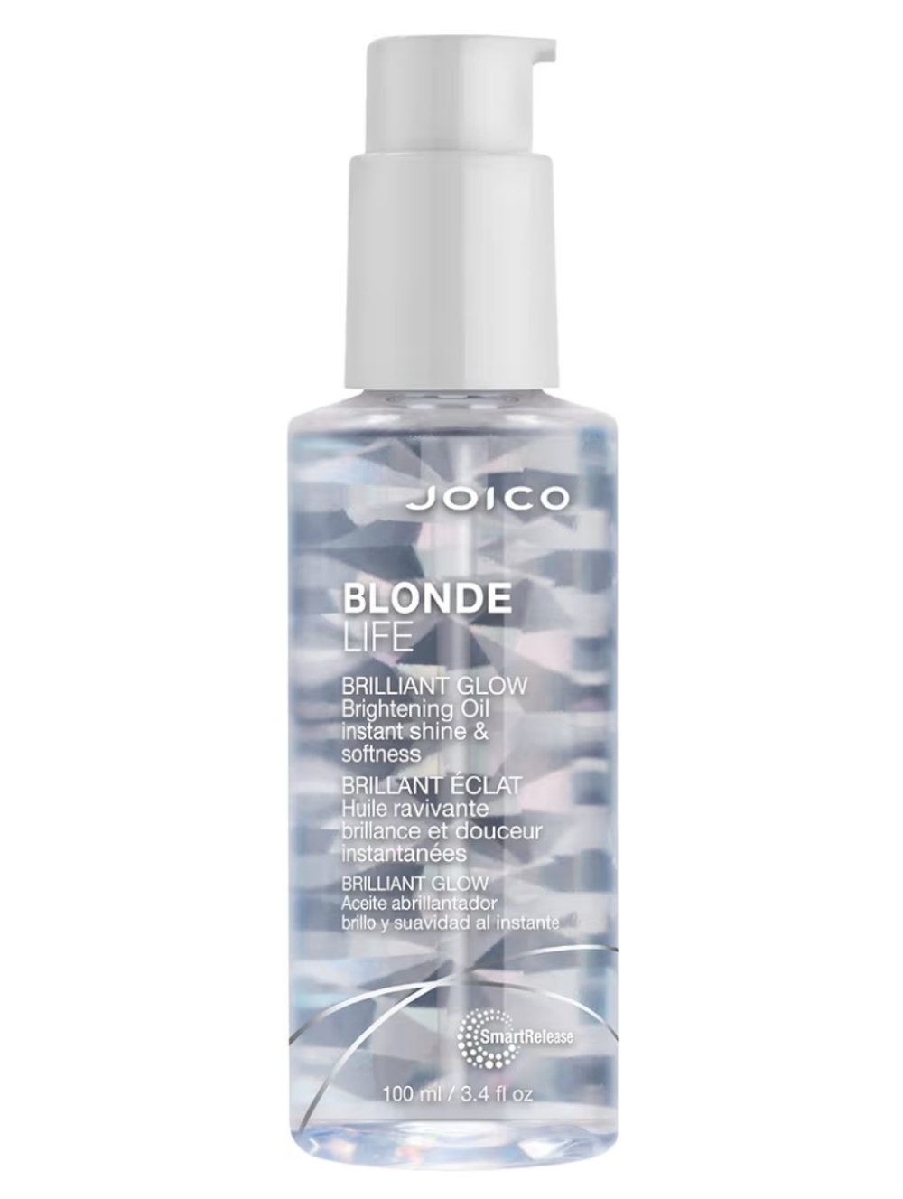 Joico Blonde Life Brilliant Glow Oil — Clear & White Accents